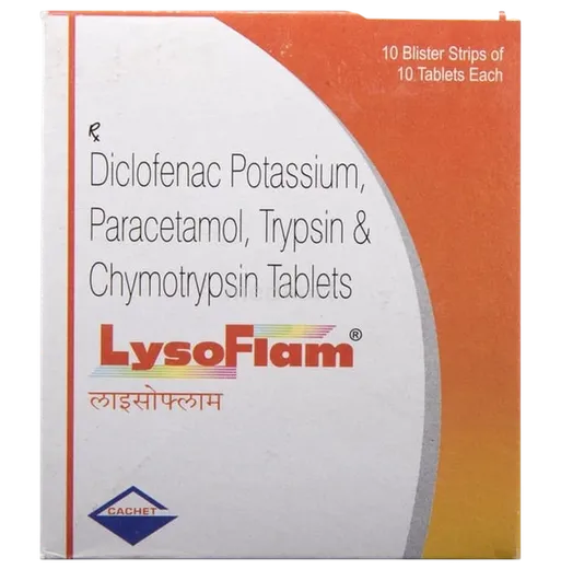 lysoflam tablet 10's